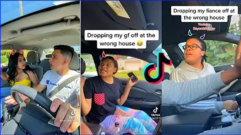 Dropping My Girlfriend Off At The Wrong House To Get Her Reaction | Tiktok Compilation 2021