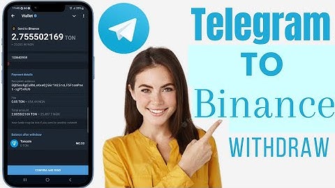 How To Withdraw Money From Telegram Wallet To Binance | Telegram Wallet Withdraw Binance