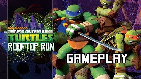 Teenage Mutant Ninja Turtles: Rooftop Run - Gameplay