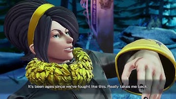 KOF XV - Special Intro - ASH CRIMSON VS ELISABETH BLANCTORCHE