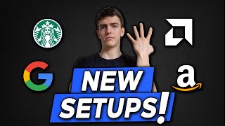 4 Trading Setups | 400% Potential Profits
