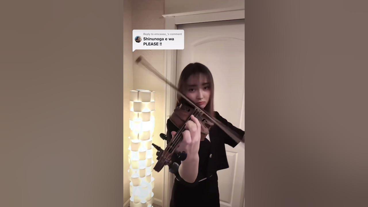 Shinunoga E-Wa Fujii Kaze on violin #shorts Shinunoga E-Wa Fujii Kaze on violin #shorts