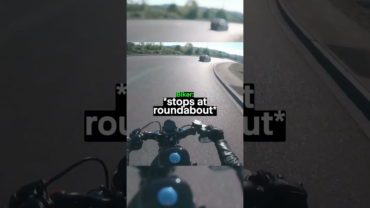 Biker Gets REAR ENDED By His Mother!