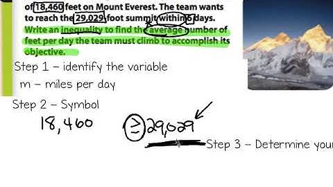 7.2 Writing Two Step Inequalities