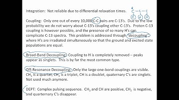 Organic Spectroscopy Pt 2 C13 NMR