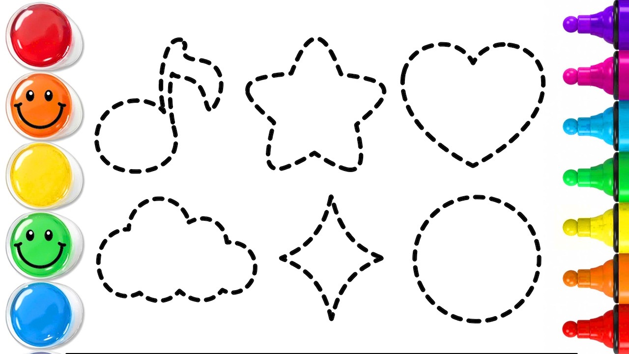 How To Draw Perfect 2D Geometric Shapes | Easy Step By Step Tutorial ...