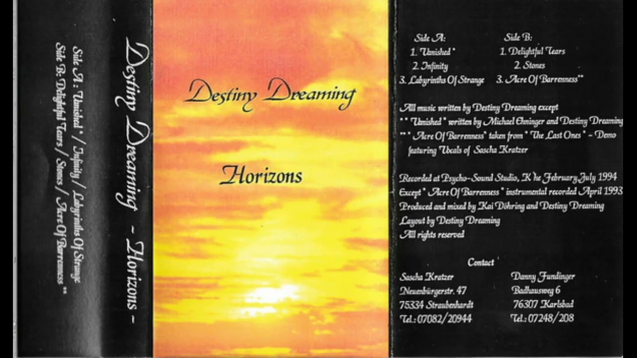 Destiny Dreaming (Germany, Prog metal) - Horizons [Demo 1994]