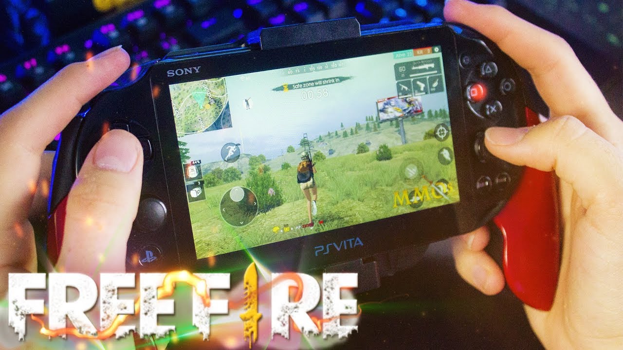 Jugando Free Fire En Ps Vita Youtube