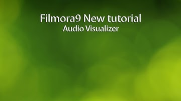 How to Create Audio Visualizer in Filmora9