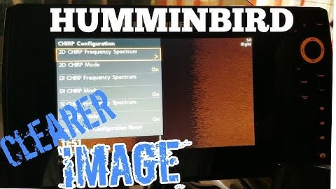 Humminbird Helix SI Frequency Spectrum - Getting the Clearest Brightest Side Image
