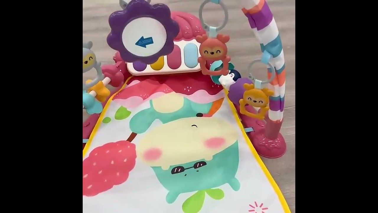 KB310236Fitness frame activity blanket crawling toy musical mat piano baby
