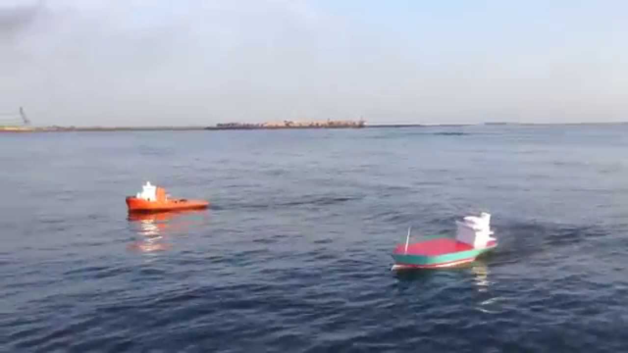 rc container ship and rc tug boat homemade probolinggo