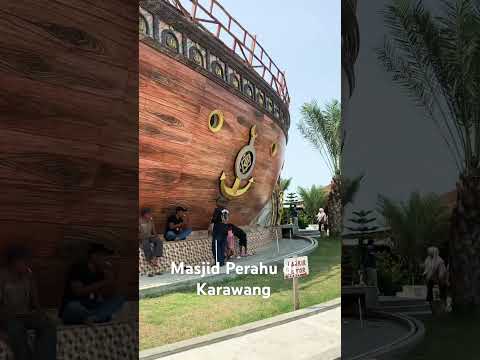 Masjid Perahu di Karawang #masjid #perahu #karawang #masjidperahu #unik