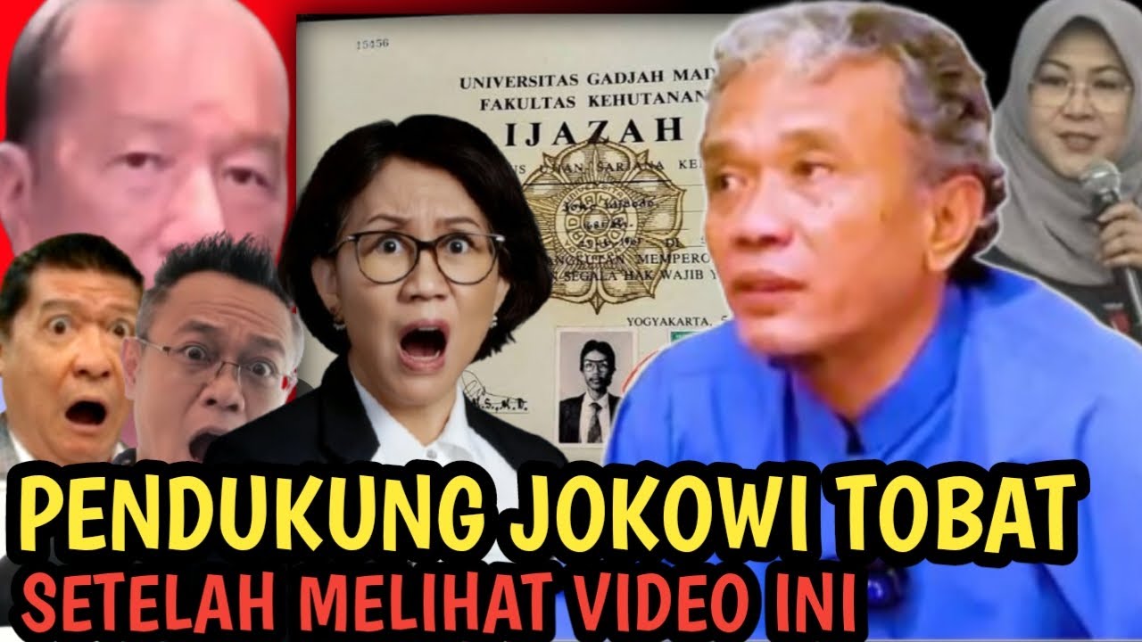 Pendukung Jokowidodo Tobat Setelah Melihat Video Ini