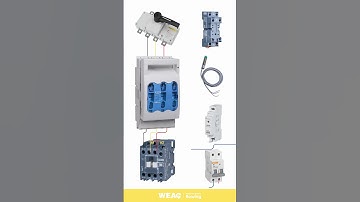 Automatic Fuse Disconnector ,Fuse Isolator & AC Contactor Connection in Industrial Control Systems.