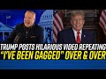 UNHINGED TRUMP Trump Rants Like Maniac About BEING GAGGED in Truth Social Video!!!