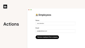 Adding actions | Budibase University