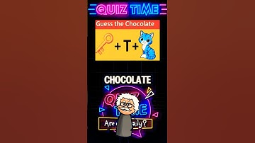 Kun jij de chocolade raden? #raadsels #quiztijd #uitdagingen