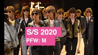 Celine Spring/Summer 2020 Men's Runway Highlights | Global Fashion News