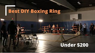 BEST DIY Boxing Ring under $200