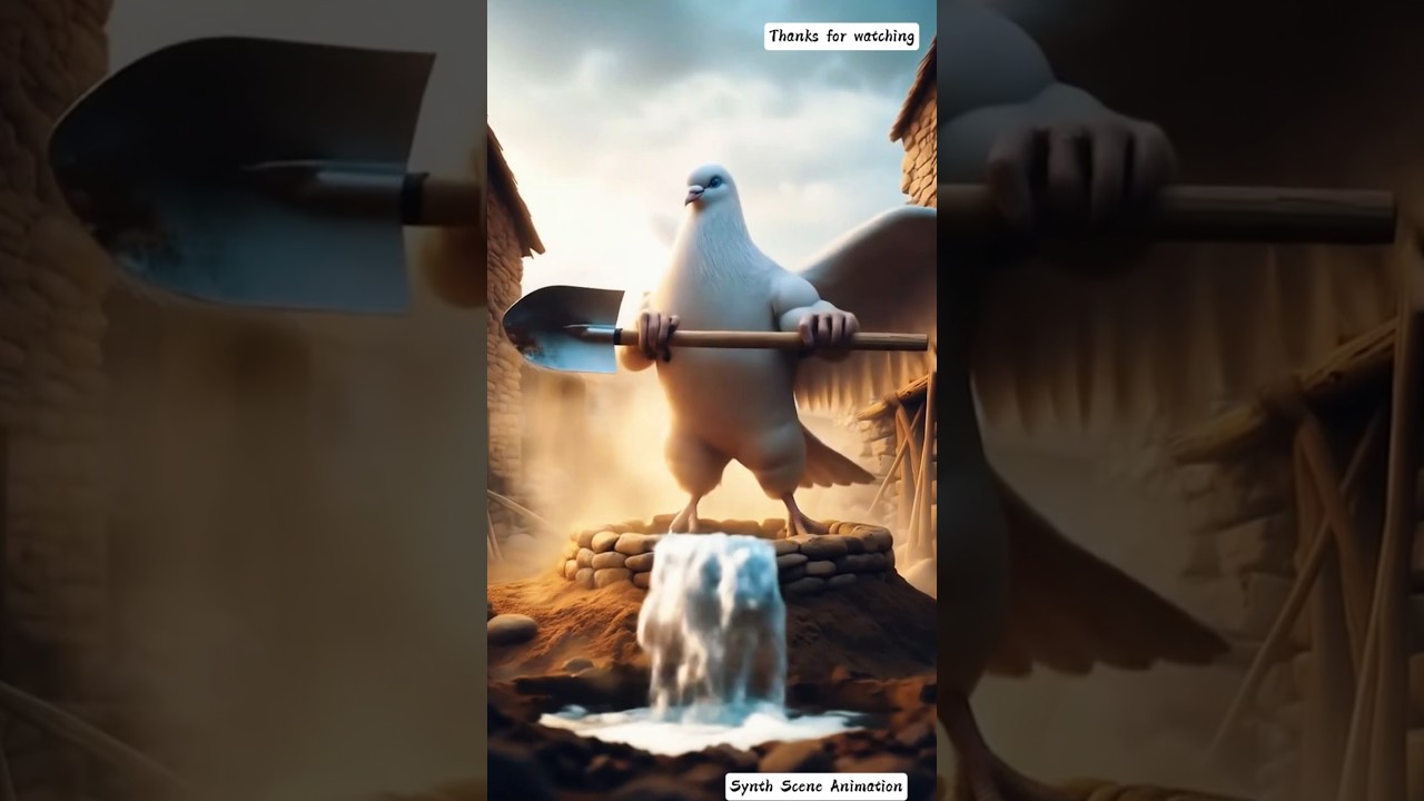 The Pigeon Who Saved a Village from Thirst 😢💧 