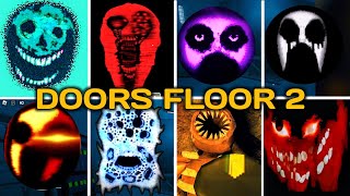 DOORS FLOOR 2 Hardcore All Monsters Jumpscare Showcase | Doors Floor 2 The Mines ?