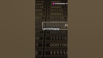 Happy New Year in Coding Languages! 🎉|| #coding #newyear #2025