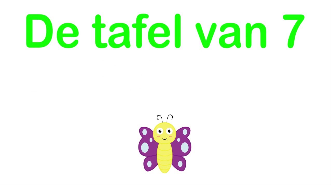 Verbinding Ondergeschikt welvaart Tafel van 7 - Tafels oefenen en leren online - YouTube