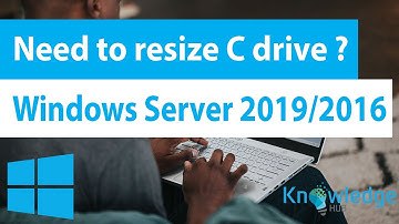 how to shrink and expand volume in window server 2019 / 2016