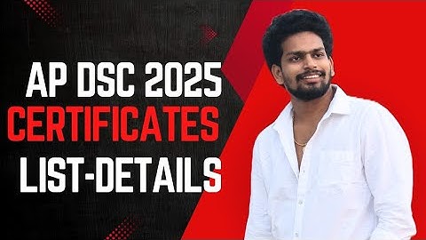 AP DSC-CERTIFICATEN VERIFICATIE 2025 | ORIGINELE AP DSC-DOCUMENTEN 2025 | DOWNLOAD MEMO AP TET-CI...