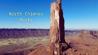 Climbing Castleton Tower, Utah