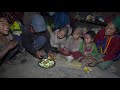 Nepali village || Gathering green vegetables in the village and cooking vegetables