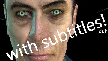 half life 2 gman intro with subtitles