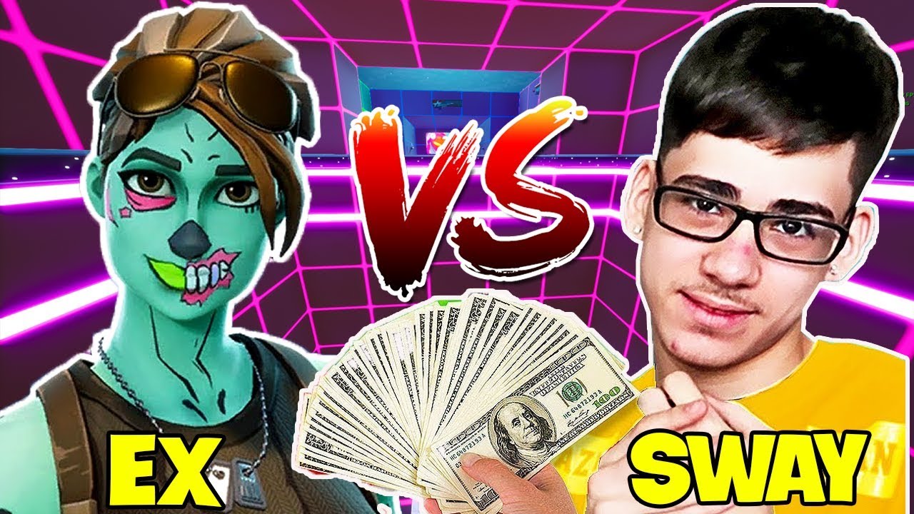 Ghost EX Destroyed Faze SWAY in creative 1v1 Box Fight Wagers..!