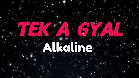 Alkaline - Tek A Gyal (Lyrics)