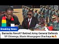 Barracks Revolt? Retired Army General Defends VP Chiwenga, Blasts Mnangagwa