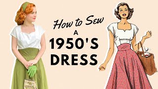 How To Sew a 1950's Pullover Wrap Dress | Butterick 6212