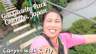 Athlete Statistics Geo Gravity Park Chichibu Japan : Canyon Walk & Canyon Fly #travel #bungy #bungyjumping