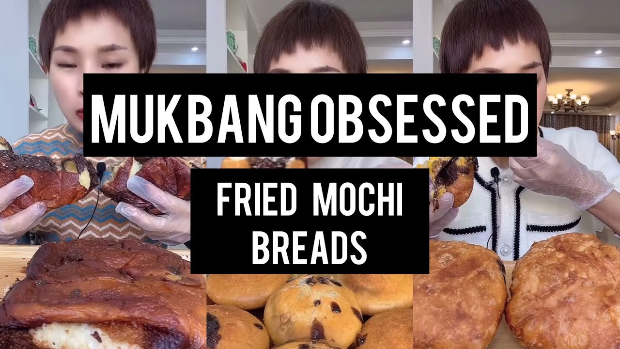 [Portrait] Mukbang ASMR | Fried Sweet Mochi Bread / Chocolate Buns / Kwai Eating