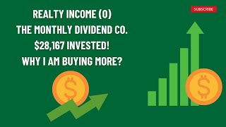 REALTY INCOME (O)   $28,167 INVESTED! WHY I AM BUYING MORE?