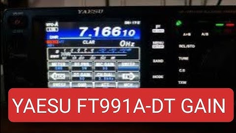 YAESU FT-991 DT GAIN - Adjust USB out Put ( Helps with (ALC)