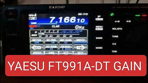 YAESU FT-991 DT GAIN - Adjust USB out Put ( Helps with (ALC)