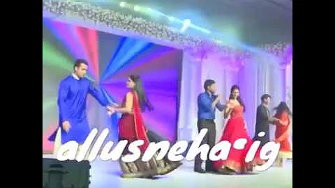 Allu Arjun Dancing With His Wife Allu Sneha In a Party Part-1