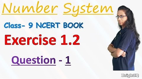 class 9 Math |Exercise 1.1| Question 1 |number system| #brightiqclass8and9