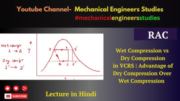 Wet Compression vs Dry Compression in VCRS | Advantage of Dry Compression Over Wet Compression