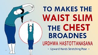 How to Makes the Waist Slim the Chest Broadens | URDHWA HASTOTTANASANA | Haindava Tv