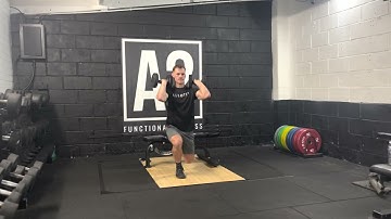 DB Front Rack Bulgarian Split Squats