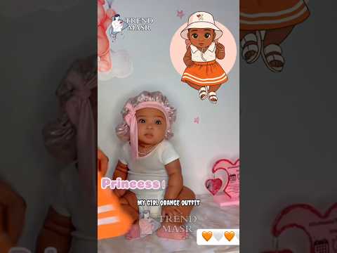 أوتفيت بنوتي بالبرتقالي  تعليم الامهات