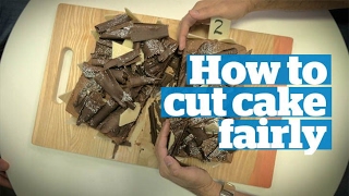 How to cut cake fairly