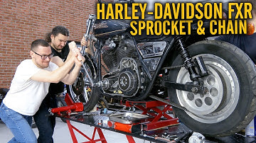 Harley FXR Sprockets & Chain Installation